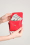 Zoozie Bags Cartera Mujer Mini Best Roja Piel PU